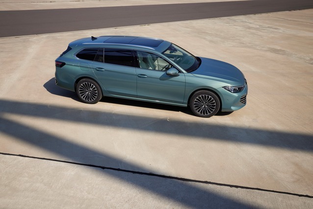 Smooth operator: aerodynamic new Volkswagen Passat now on sale