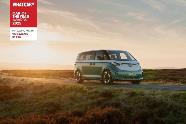 ID. Buzz 7-Seat named 'Best Electric 7-Seater' at What Car? Car of the Year Awards 2025